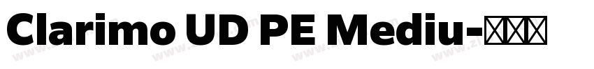 Clarimo UD PE Mediu字体转换